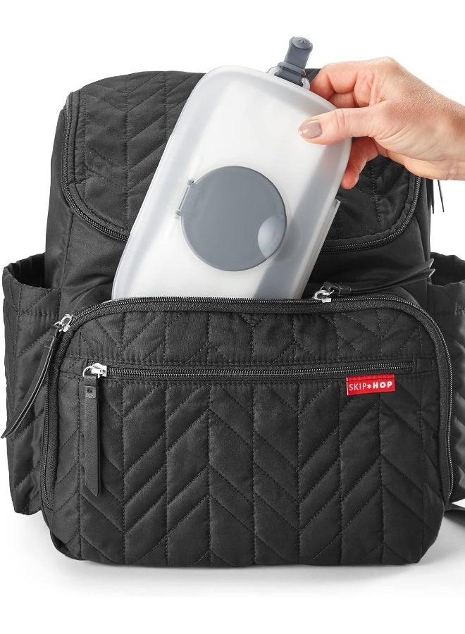 سكيب هوب Skip Hop Grab & Go Snug Seal Wipes Case - Grey - Image 4