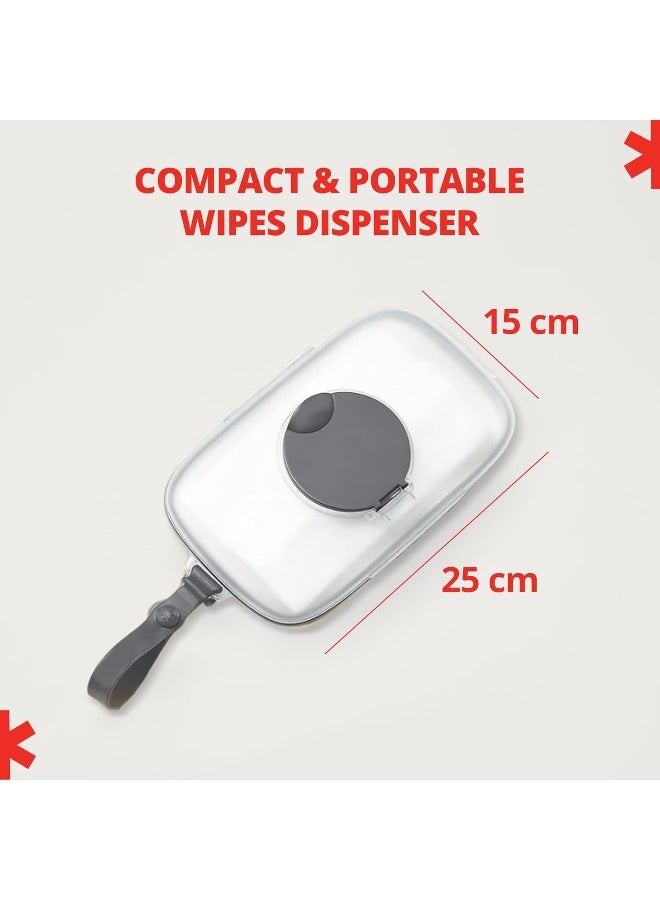 سكيب هوب Skip Hop Grab & Go Snug Seal Wipes Case - Grey - Image 3