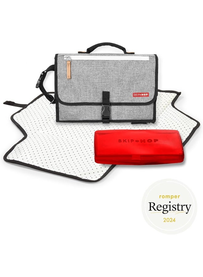 سكيب هوب Skip Hop Pronto Signature Tote Bag, Grey Melange - Image 2