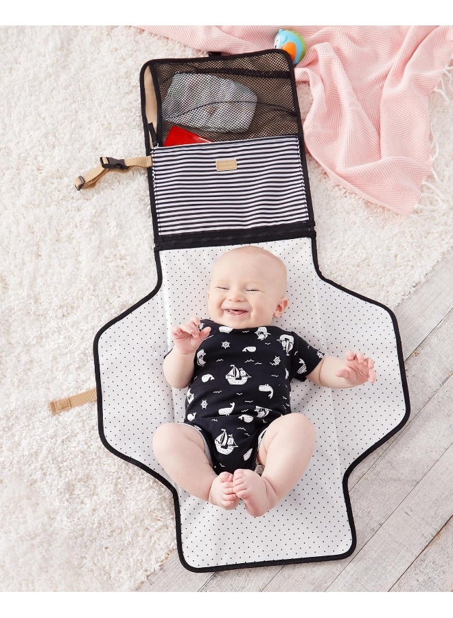 سكيب هوب برونتو ميني تشانجر باللونين الأسود والأبيض المخطط - Image 4