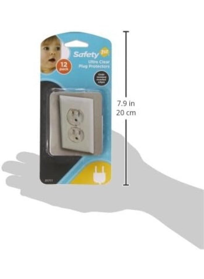 Safety 1st 12 Pack Ultra Clear Outlet Plugs - Image 3
