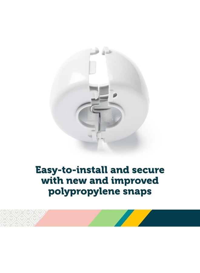 Safety 1st Parent Grip Door Knob Covers, White, One Size (Pack of 3) - Image 2