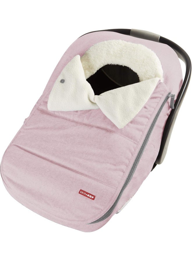 سكيب هوب غطاء مقعد السيارة الشتوي من سكيب هوب، للتنزه والذهاب، وردي هذر - Image 1