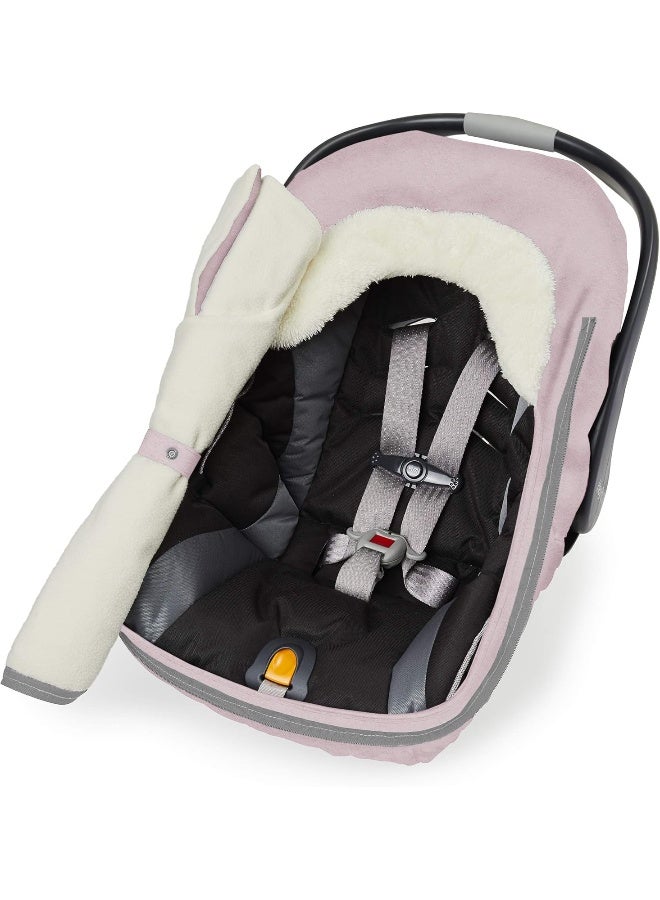 سكيب هوب غطاء مقعد السيارة الشتوي من سكيب هوب، للتنزه والذهاب، وردي هذر - Image 2