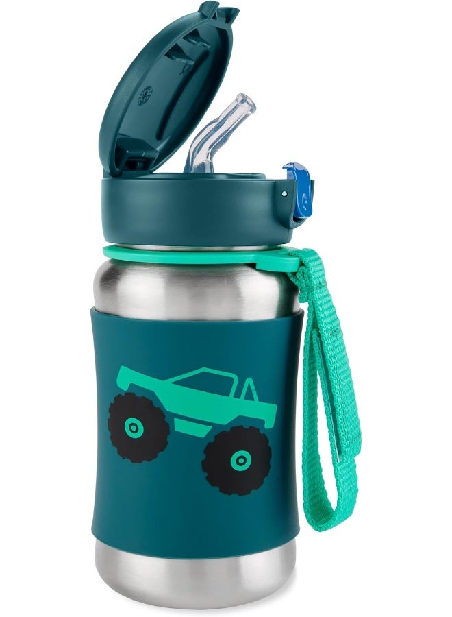 سكيب هوب زجاجة ماء للأطفال من ستينلس ستيل مع قشة من سكيب هوب سبارك ستايل - Image 2