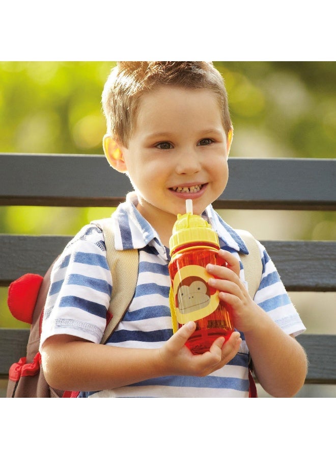 سكيب هوب Skip Hop Zoo Straw Bottle Monkey - Image 4