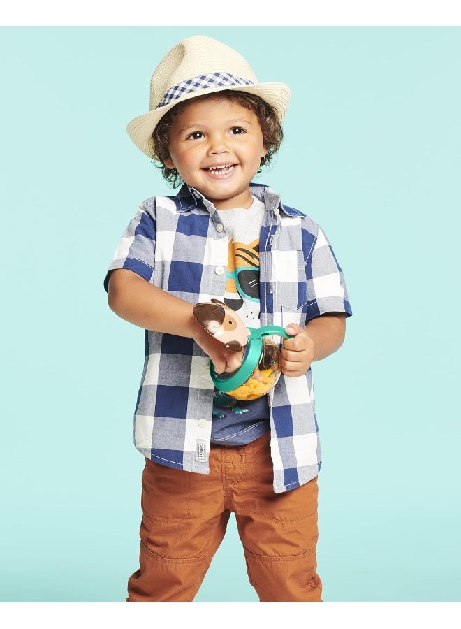 سكيب هوب حاوية وجبات خفيفة من سكيب هوب للأطفال، كوب وجبة خفيفة، كلب بوج - Image 4