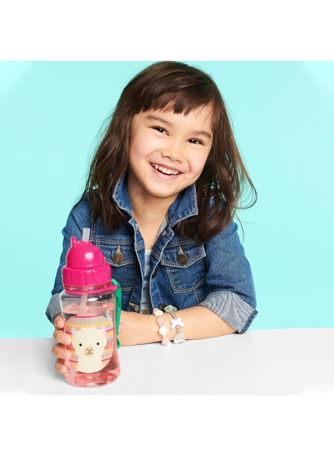 سكيب هوب كوب شرب للأطفال من سكيب هوب مع قشة، زجاجة قشة حيوانات مع تريتان رينيو، 12 أونصة، أخطبوط - Image 2