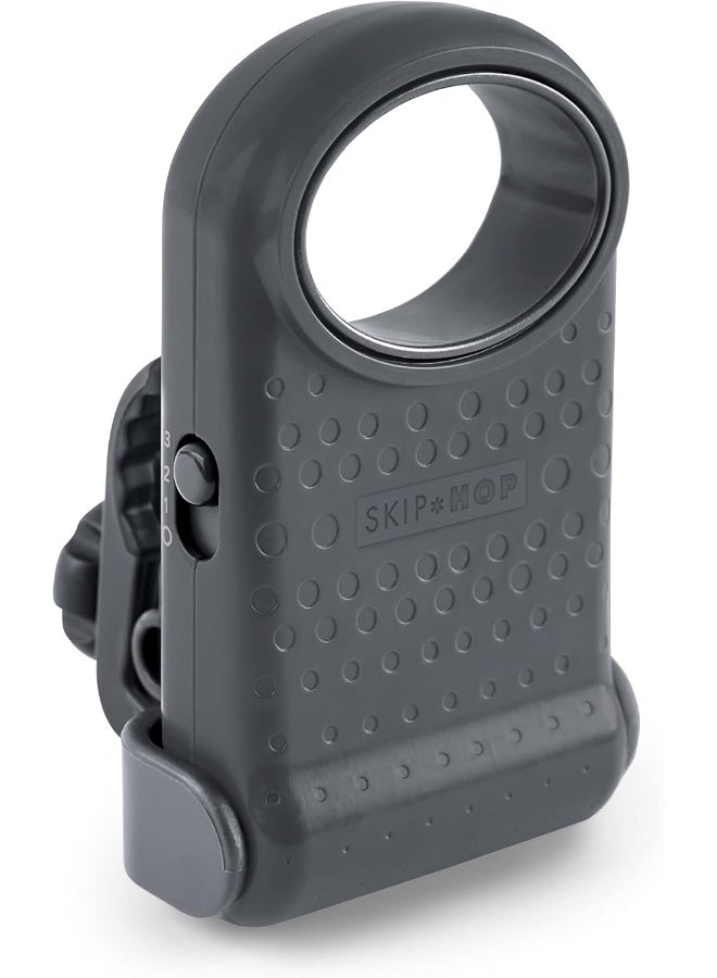 سكيب هوب مروحة عربة الأطفال المحمولة من سكيب هوب بدون شفرات، 3 سرعات قابلة للتعديل، تنزه واتصال، رمادي - Image 1