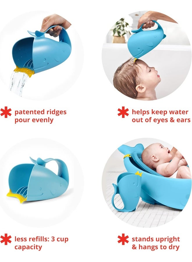 سكيب هوب كوب شطف مائي من سكيب هوب موبي: شطف شلال خالي من الدموع، أزرق - Image 3