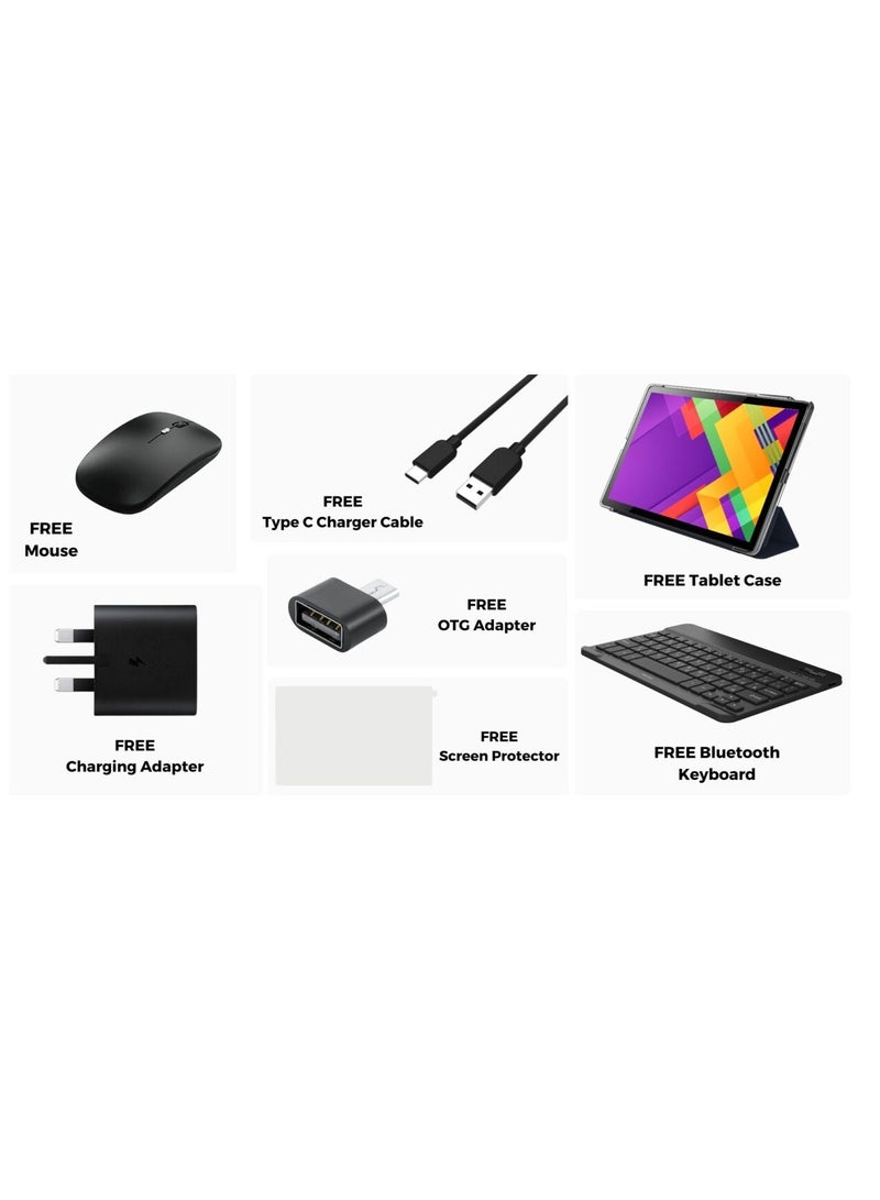 Oteeto 11 Pro 10.1 Inch Android Tab; 8GB RAM; 512GB with Mouse, Keyboard and Tablet Wallet - Image 4
