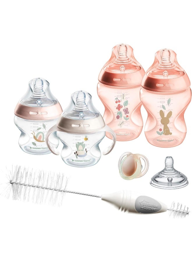 تومي تيبي طقم زجاجات تومي تيبي الطبيعية لبدء الرضاعة للرضع - Image 1