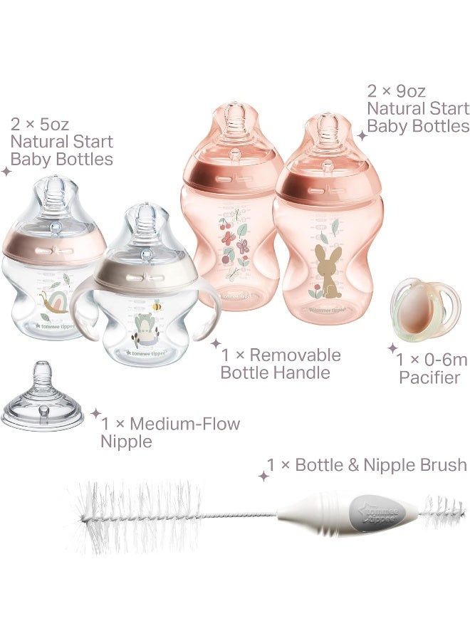 تومي تيبي طقم زجاجات تومي تيبي الطبيعية لبدء الرضاعة للرضع - Image 2
