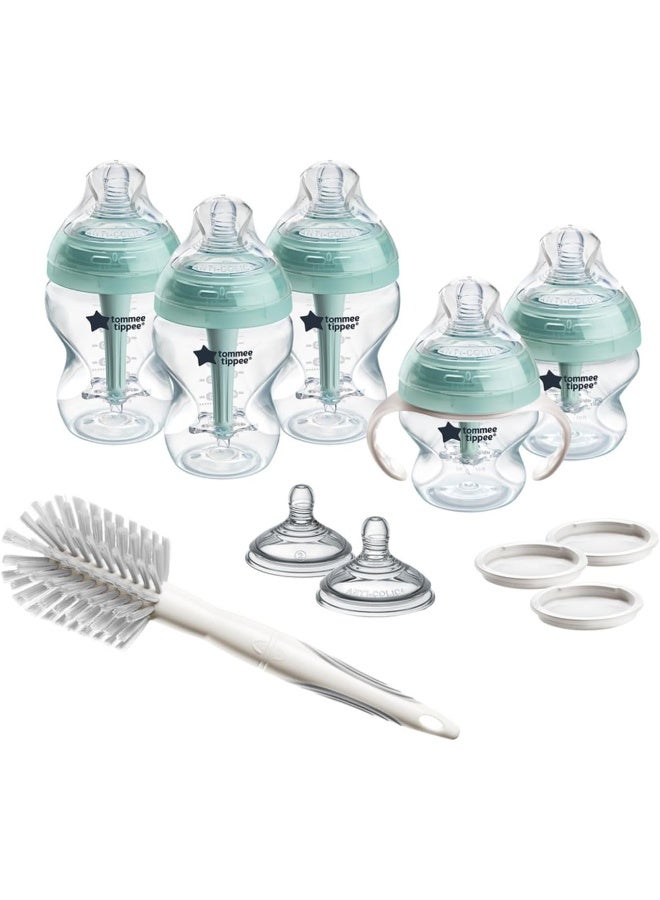 تومي تيبي طقم زجاجات تومي تيبي المتقدمة المضادة للمغص تنمو مع الطفل - Image 1