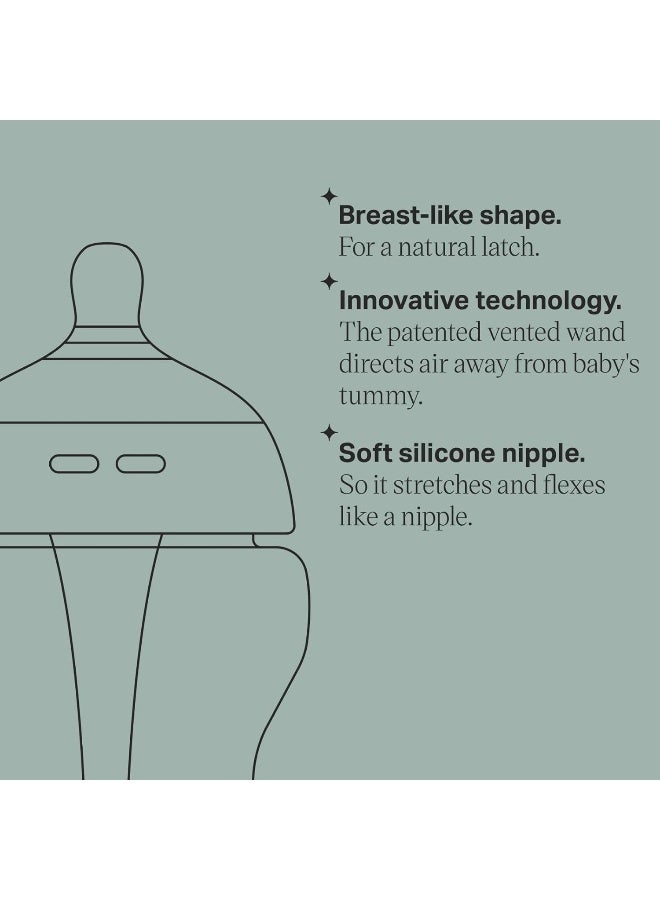 تومي تيبي طقم زجاجات تومي تيبي المتقدمة المضادة للمغص تنمو مع الطفل - Image 4