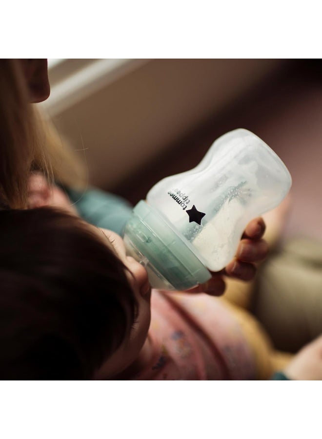 تومي تيبي طقم زجاجات تومي تيبي المتقدمة المضادة للمغص تنمو مع الطفل - Image 2