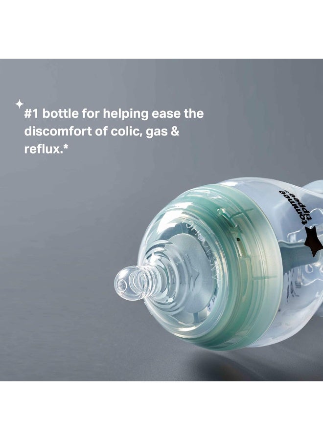 تومي تيبي طقم زجاجات تومي تيبي المتقدمة المضادة للمغص تنمو مع الطفل - Image 3