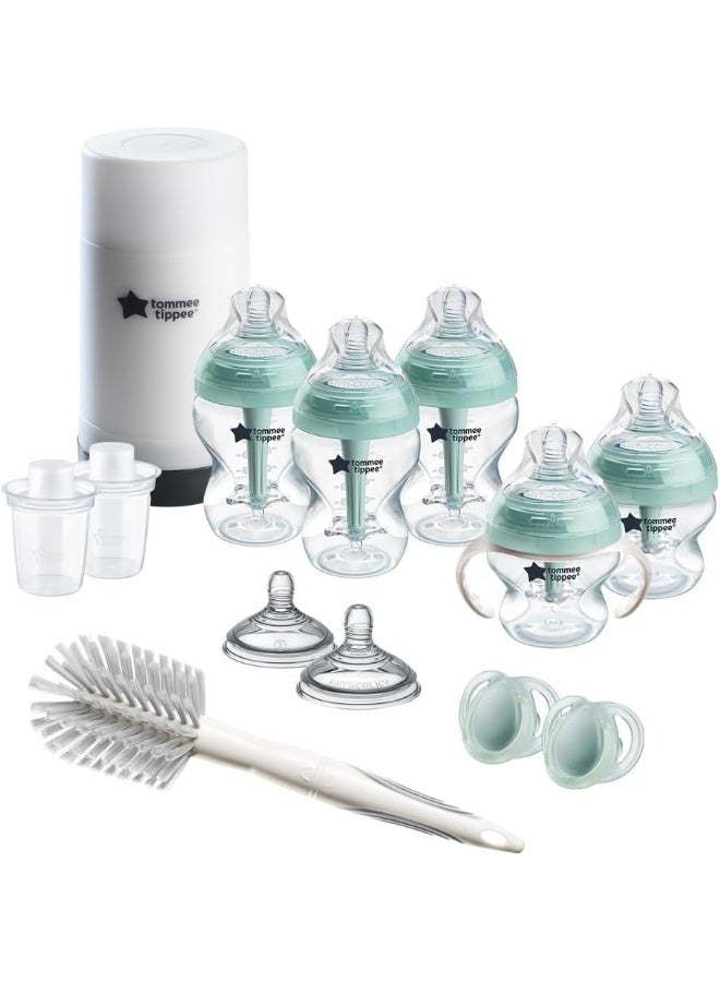 تومي تيبي طقم زجاجات تومي تيبي المتقدمة المضادة للمغص جاهز للطفل - Image 1