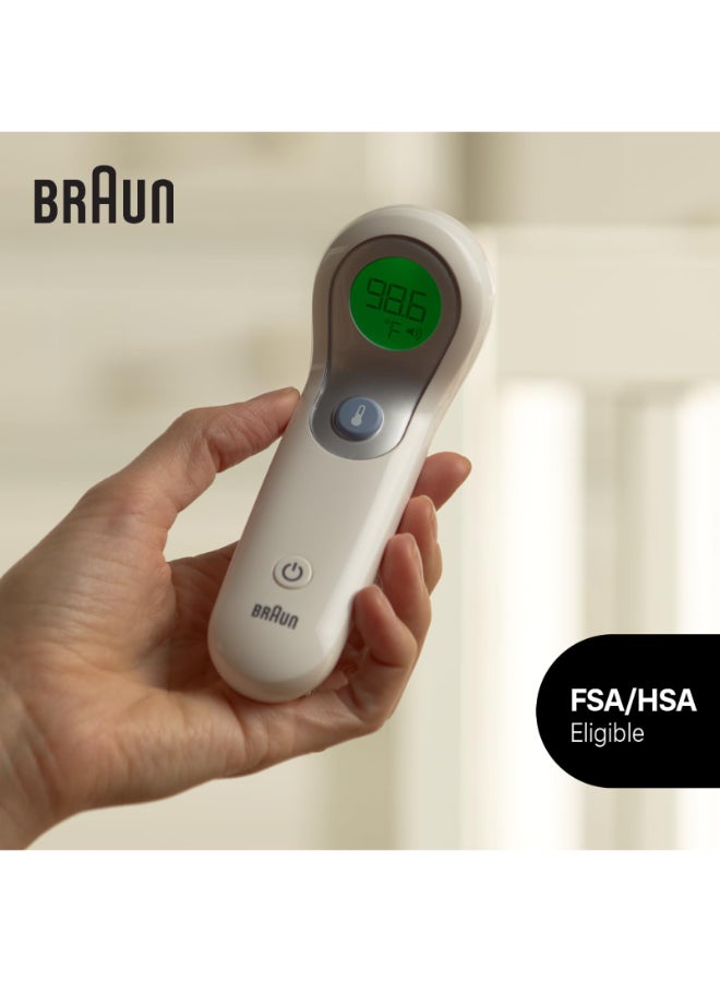 براون ترمومتر براون بدون لمس وحراري - ترمومتر بدون لمس للبالغين، الأطفال، الرضع والأطفال الصغار - نتائج سريعة وموثوقة ودقيقة - Image 2