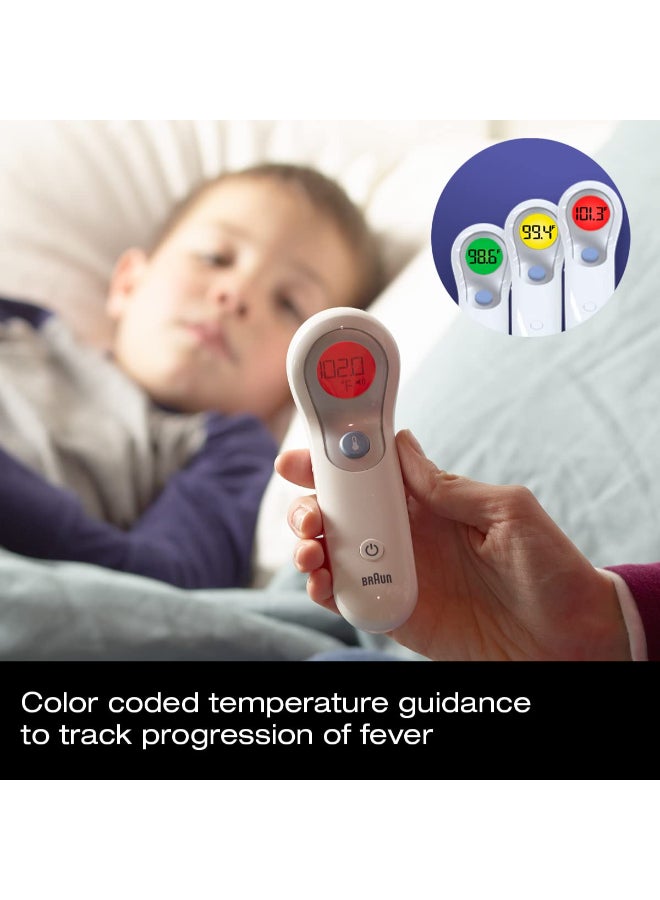 براون ترمومتر براون بدون لمس وحراري - ترمومتر بدون لمس للبالغين، الأطفال، الرضع والأطفال الصغار - نتائج سريعة وموثوقة ودقيقة - Image 4