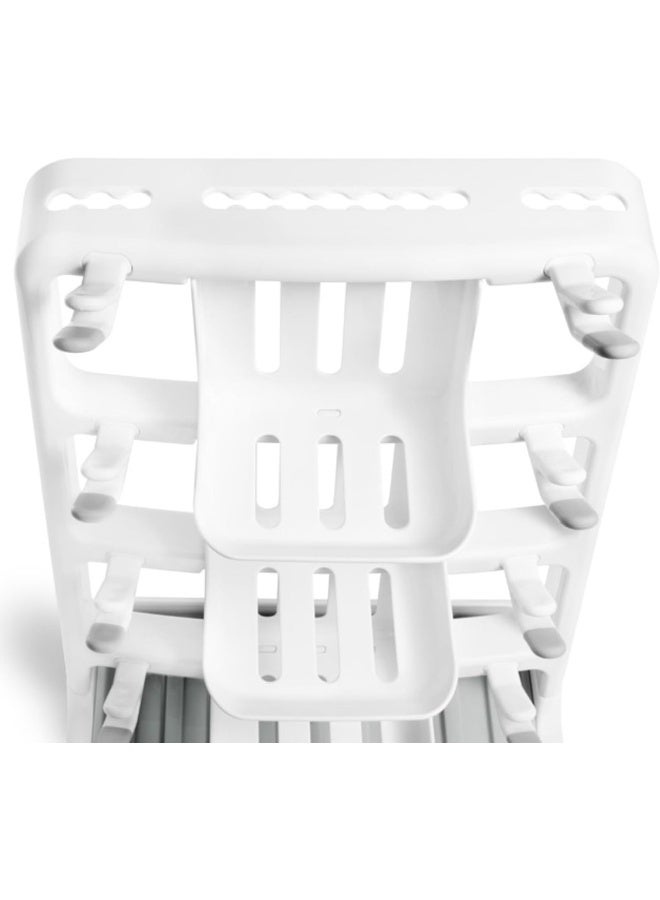 مونشكين Munchkin® Tidy Dry™ Space Saving Vertical Bottle Drying Rack for Baby Bottles and Accessories, White - Image 5
