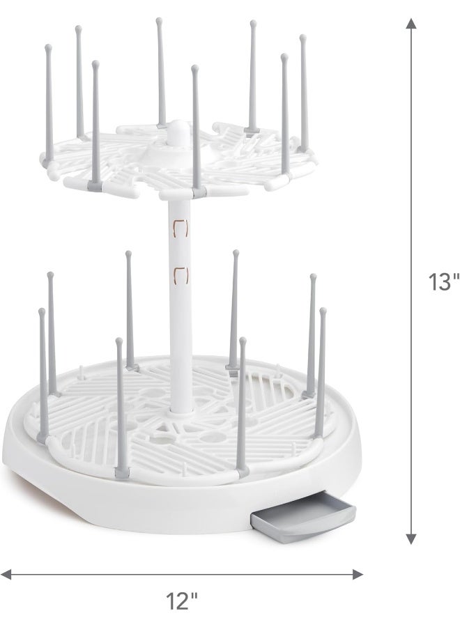 مونشكين Munchkin® High Capacity Drying Rack for Baby Bottles and Accessories, White - Image 4