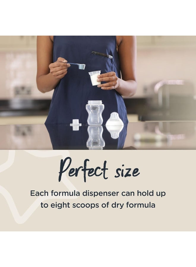 تومي تيبي حافظة مسحوق الحليب تومي تيبي الأقرب إلى الطبيعة (عبوة من 6) - Image 4