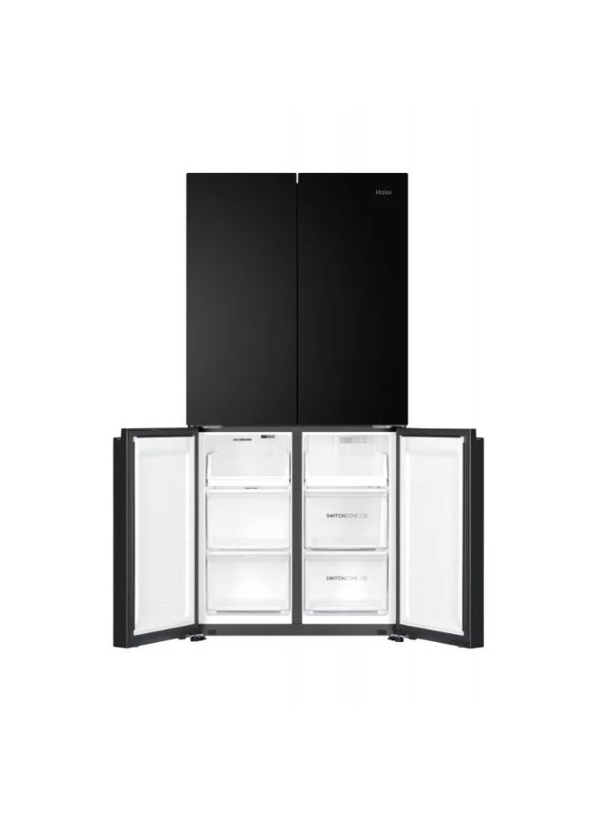 هاير Haier Refrigerator, 4 Doors, 504 Liters, Digital, Inverter, HRF-580TDBG - Black HRF-580TDBG black - Image 5