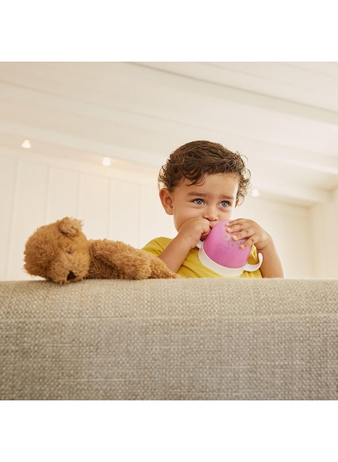 مونشكين MunchkinÂ® Snackâ„¢ Catcher Toddler Snack Cups, 2 Pack, Pink/Purple - Image 3