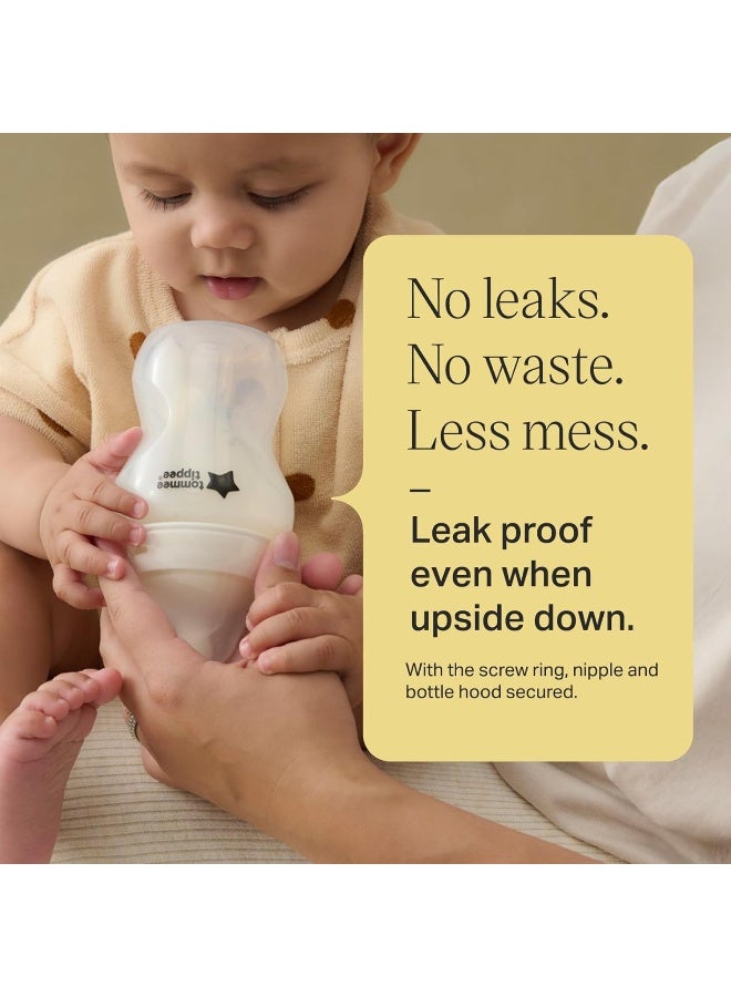 تومي تيبي زجاجة حليب تومي تيبي الأقرب إلى الطبيعة بتدفق سريع، 6+ أشهر - عبوة 2 - Image 5