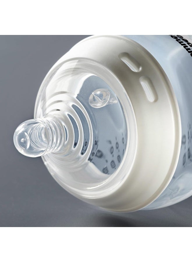 تومي تيبي Tommee Tippee Closer to Nature Bottle, Extra Slow Flow - 2 count - Image 4