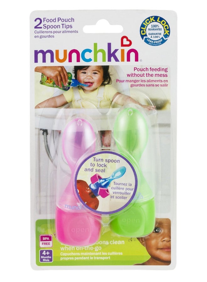 مونشكين ملعقة نصائح كيس الطعام من مانشكن كليك لوك - 2 قطعة الألوان قد تختلف - Image 2