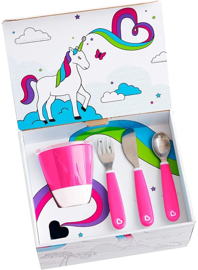مونشكين MunchkinÂ® Color Me Hungry 7pc Toddler Feeding Supplies Set - Image 4