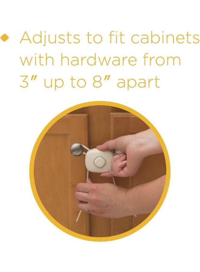 Safety 1st OutSmartâ„¢ Flex Lock, White, 4 Pack - Image 3