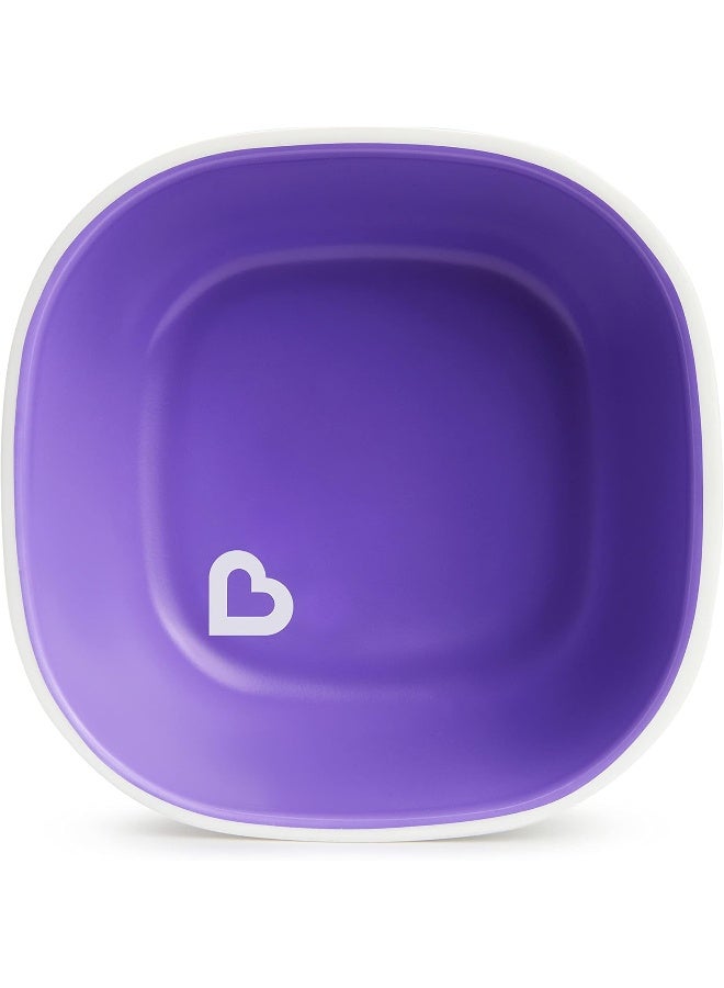 مونشكين أطباق مunchkin سبلش للأطفال 3 عبوات (بنفسجي) - Image 1