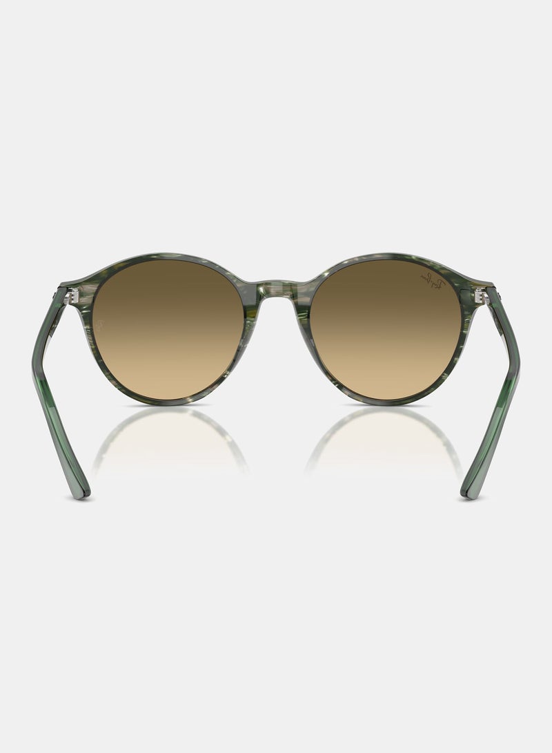 راي بان Men's Full Rimmed Round Sunglasses 0RB2230 - Image 4