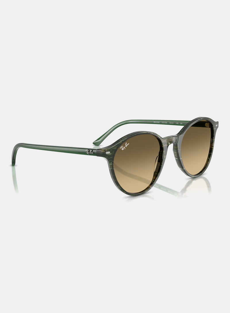راي بان Men's Full Rimmed Round Sunglasses 0RB2230 - Image 3