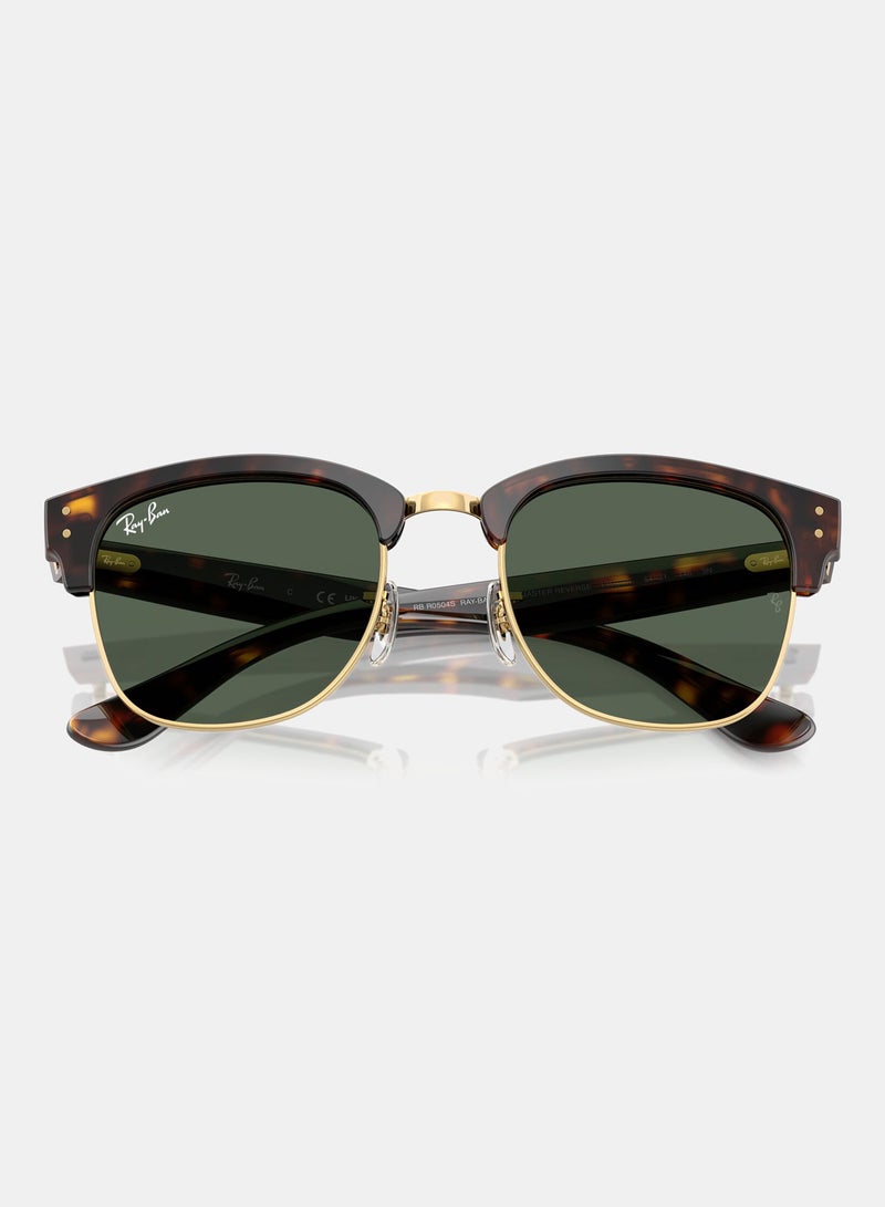 راي بان Men's Semi-Rimless Square Sunglasses 0RBR0504S - Image 5