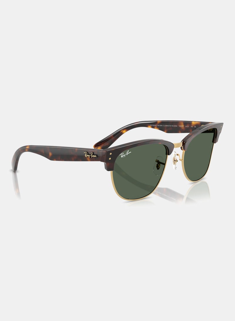 راي بان Men's Semi-Rimless Square Sunglasses 0RBR0504S - Image 3