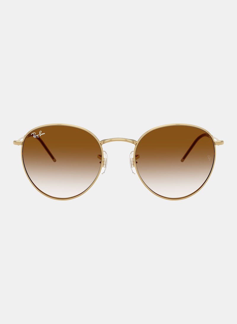 Ray-Ban Men's Full Rim Round Sunglasses R0103S, 53, 001, CB - Image 1