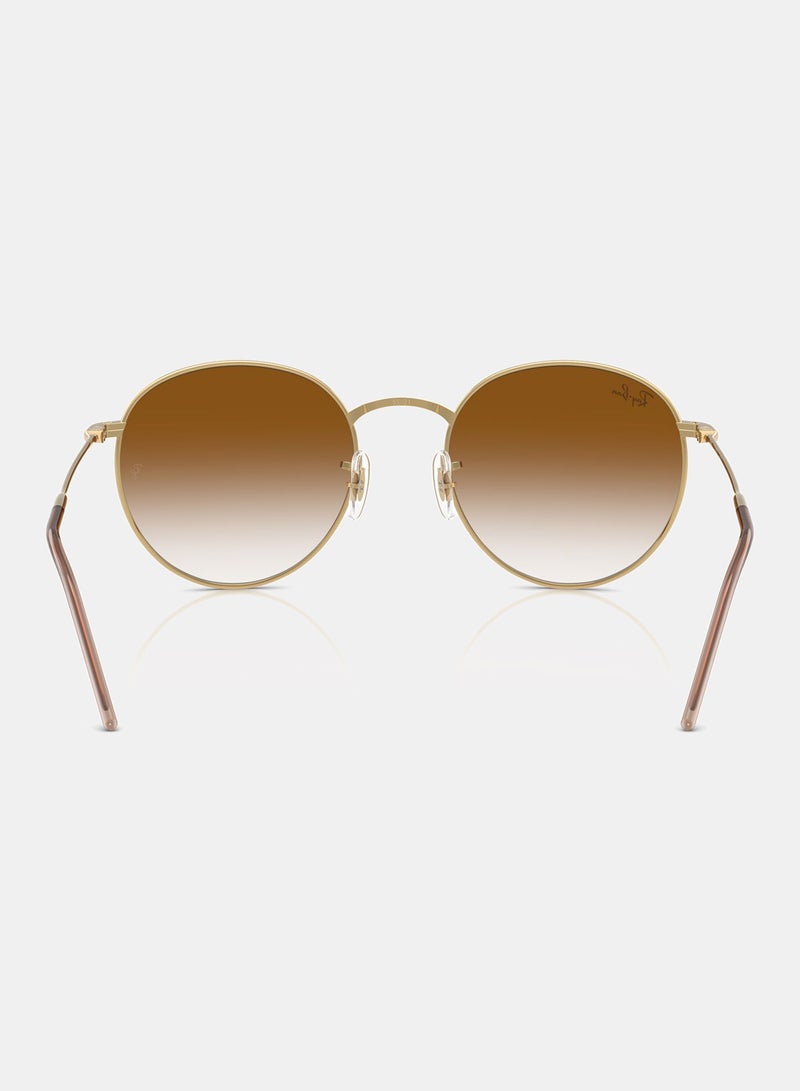 Ray-Ban Men's Full Rim Round Sunglasses R0103S, 53, 001, CB - Image 4