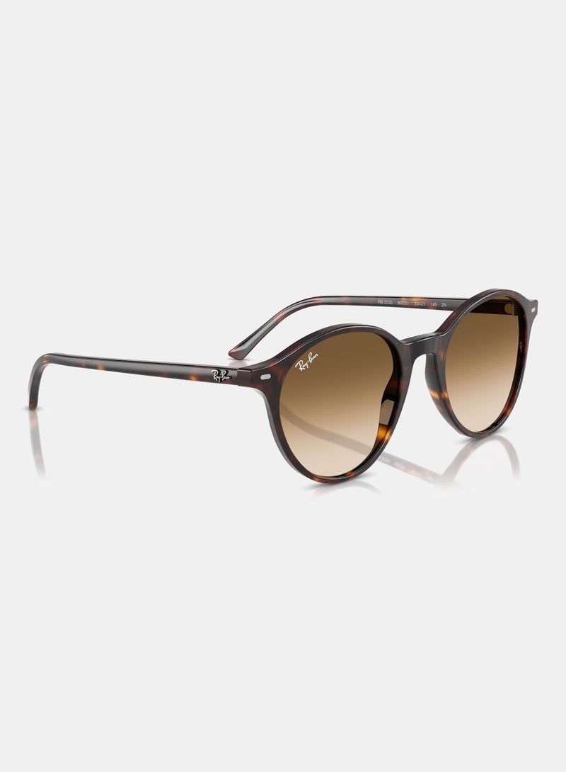 راي بان Men's Full Rimmed Round Sunglasses 0RB2230 - Image 3