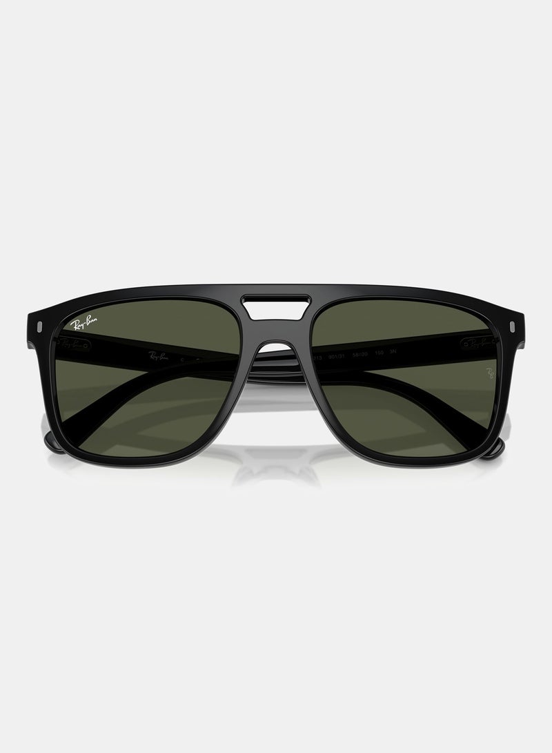 راي بان نظارات شمسية مربعة بإطار كامل 0RB2213 - Image 5