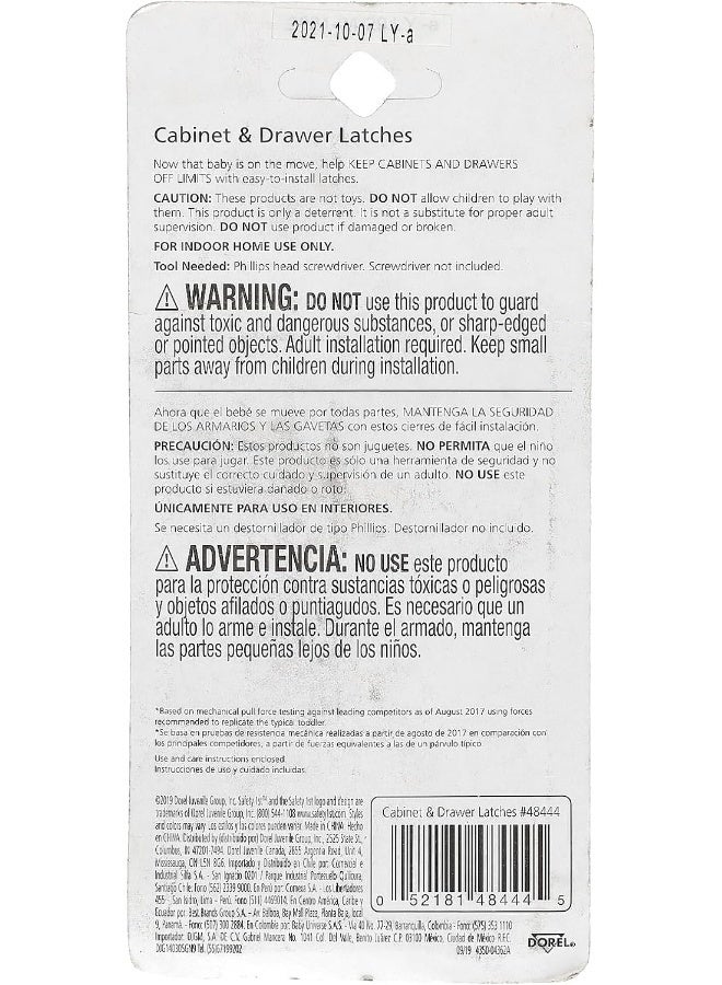 Safety 1st Cabinet and Drawer Latches, 7-Count - Image 2