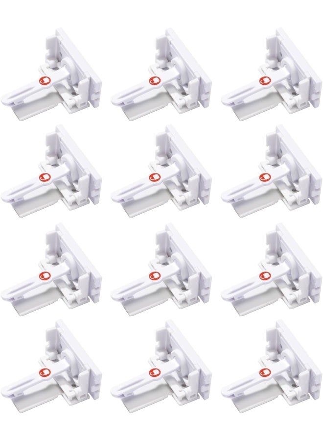Safety 1st Secure-to-Explore Adhesive Locks (12 Locks), White - Image 2