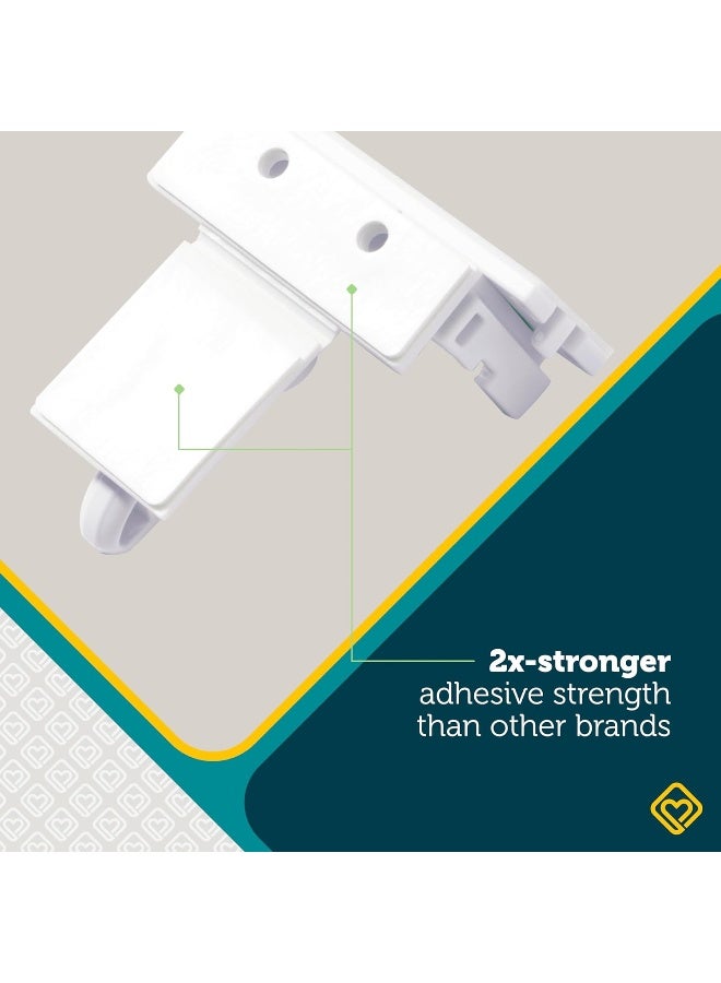 Safety 1st Secure-to-Explore Adhesive Locks (12 Locks), White - Image 4