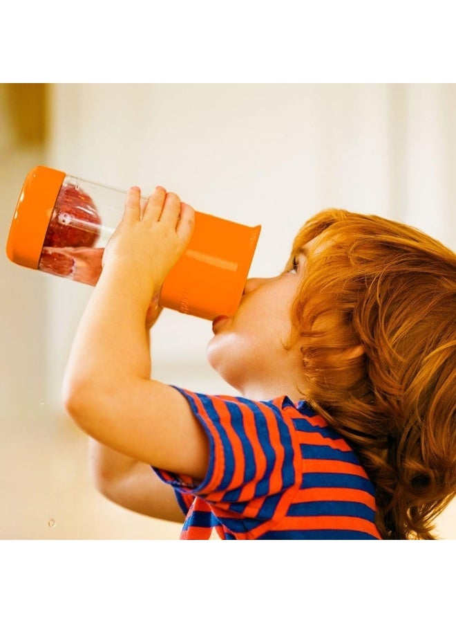 مونشكين Munchkin Miracle 360 Fruit Infuser Cup, 14oz, Orange - Image 2