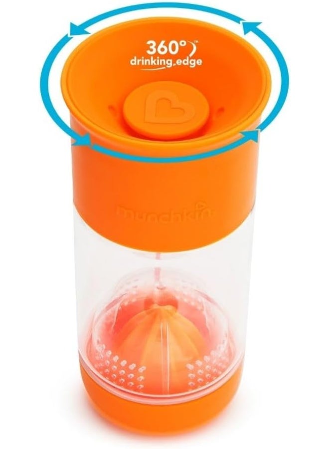 مونشكين Munchkin Miracle 360 Fruit Infuser Cup, 14oz, Orange - Image 4