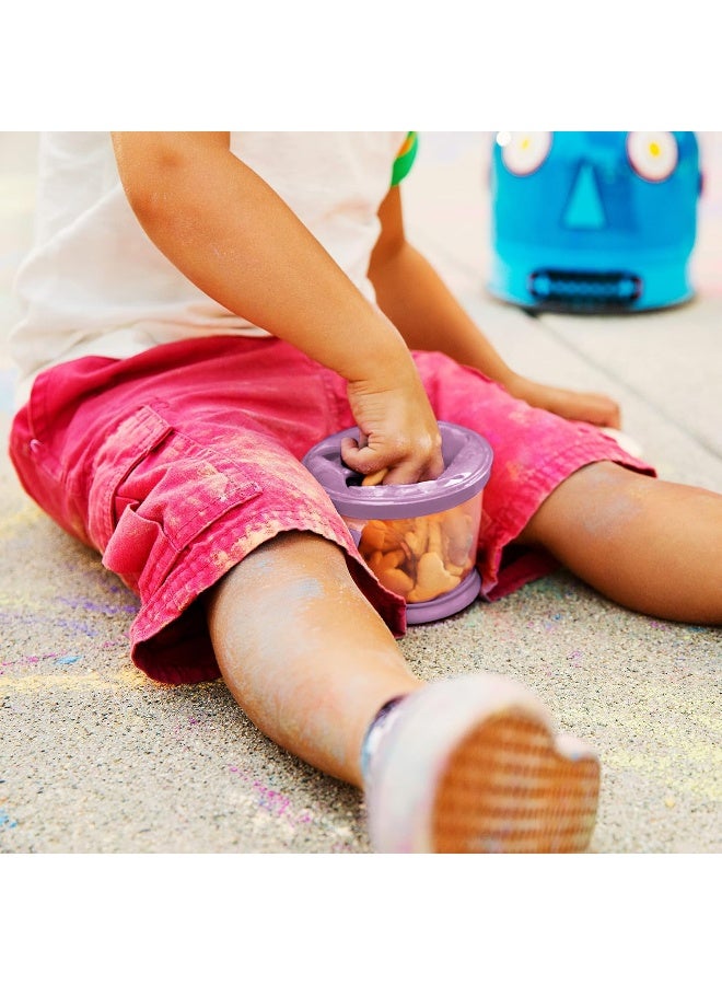 مونشكين MunchkinÂ® Happy Snacker Snack Catcher and Toddler Weighted Straw Sippy Cup Set - Image 3