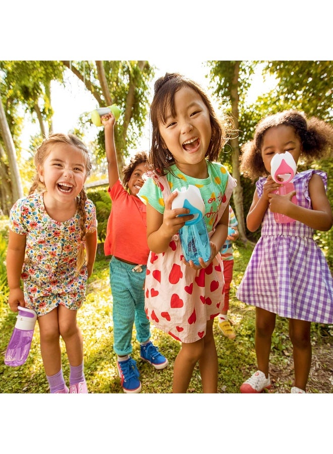 مونشكين كوب مunchkin القابل للطي مع قشة، 12 أونصة، وردي - Image 4